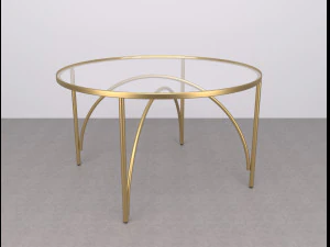 giovanna 유리와 황동 커피 테이블 3D 모델