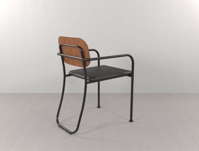 miss ahus chair 3D 模型 .c4d .max .obj .3ds .fbx .stl .blend 