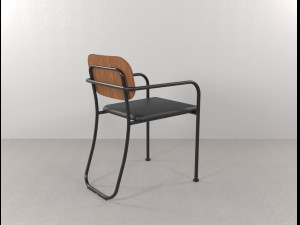 miss ahus chair 3D Модель