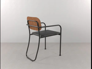 阿胡斯小姐椅子 3D 模型