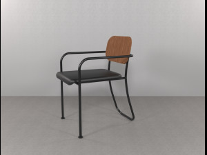 miss ahus chair 3D 模型