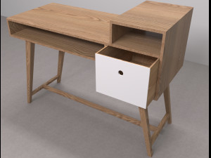 byron desk 3D Model