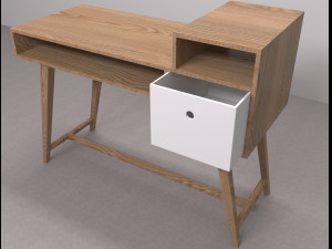 byron desk 3D Model