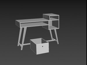 byron desk 3D Model