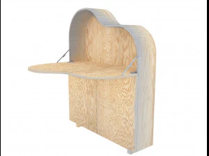 fh06 cabinet - fh01 chair 3D Model