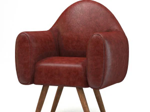 leather sofa 3D Model