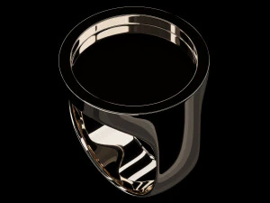 Ring f&uuml;r Emaillef&uuml;llung 3D Modell