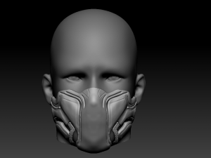 quarantine - cosplay mask black panther Modelo de impresión 3D