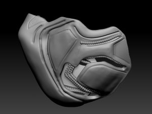 quarantine - cosplay mask black panther 3D Baskı Modeli