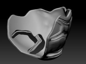 quarantine - cosplay mask black panther 3D Baskı Modeli