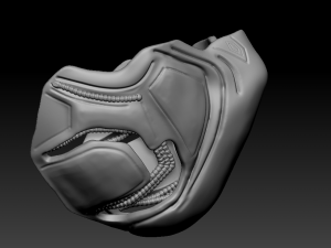quarantine - cosplay mask black panther 3D Baskı Modeli