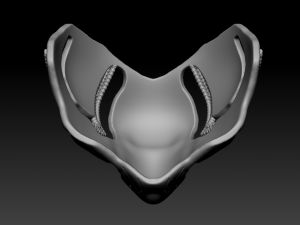 quarantine - cosplay mask black panther 3D Baskı Modeli