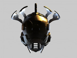 cyber punk helmet 3D Принт Модель