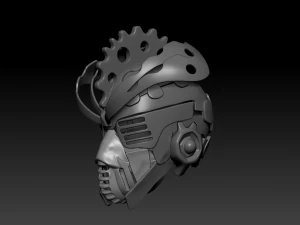 cyber punk helmet 3D Print Model