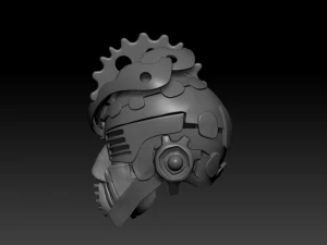 cyber punk helmet 3D Print Model
