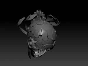 cyber punk helmet 3D Print Model