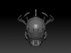 cyber punk helmet 3D Print Model