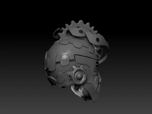 cyber punk helmet 3D Print Model