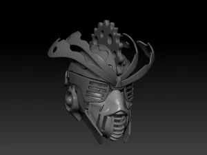 cyber punk helmet 3D Print Model