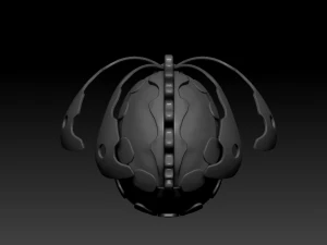 cyber punk helmet 3D Print Model
