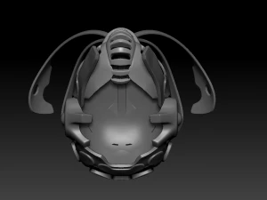 cyber punk helmet 3D Print Model