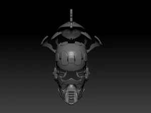 cyber punk helmet 3D Print Model