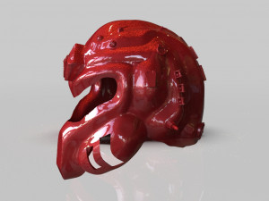 sci fi soldier helmet Modèles 3D en vedette