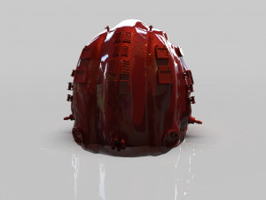sci fi soldier helmet Modèles 3D en vedette