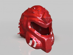 sci fi soldier helmet Modèles 3D en vedette
