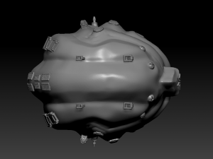 sci fi soldier helmet Modèles 3D en vedette