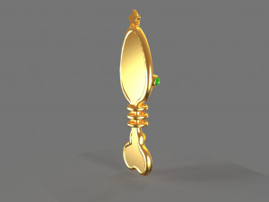 fantasy hair brush toy 3D Print Model