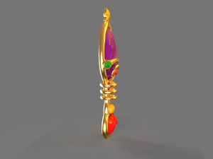 fantasy hair brush toy 3D Print Model