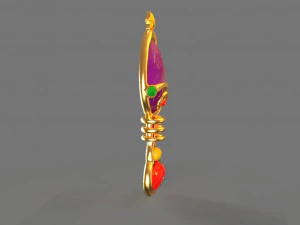 mainan sikat rambut fantasi Model Cetak 3D