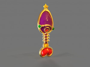 fantasy hair brush toy 3D Print Model