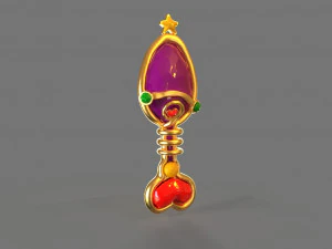 mainan sikat rambut fantasi Model Cetak 3D