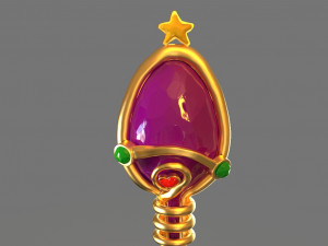 fantasy hair brush toy 3D Print Model