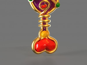 fantasy hair brush toy 3D Print Model