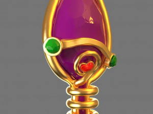 mainan sikat rambut fantasi Model Cetak 3D