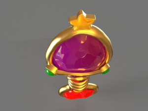fantasy hair brush toy 3D Print Model
