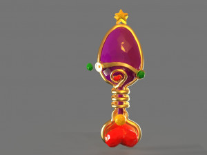 fantasy hair brush toy 3D Print Model