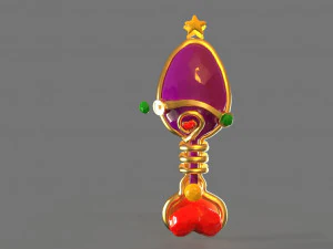 mainan sikat rambut fantasi Model Cetak 3D