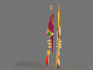fantasy hair brush toy 3D Print Model