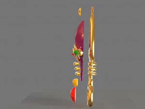 mainan sikat rambut fantasi Model Cetak 3D