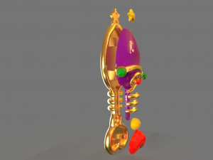 fantasy hair brush toy 3D Print Model