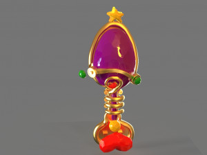 fantasy hair brush toy 3D Print Model
