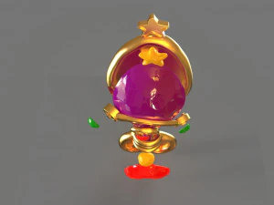 mainan sikat rambut fantasi Model Cetak 3D