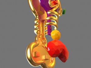 fantasy hair brush toy 3D Print Model