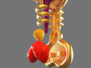 fantasy hair brush toy 3D Print Model