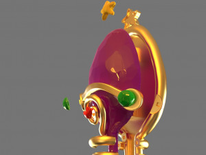 fantasy hair brush toy 3D Print Model