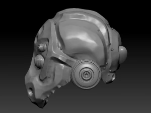 tactical sci fi helmet 3D Print Model